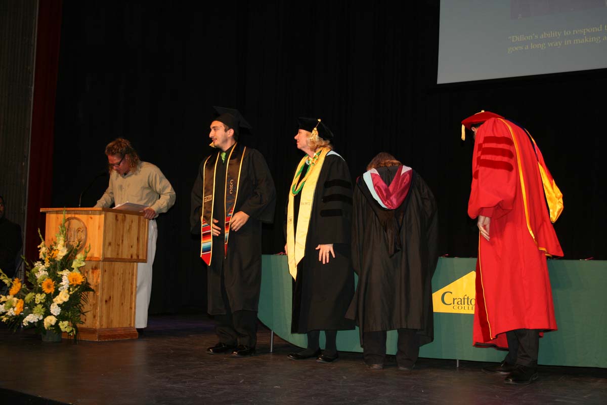 People enjoying the Scholars Convocation