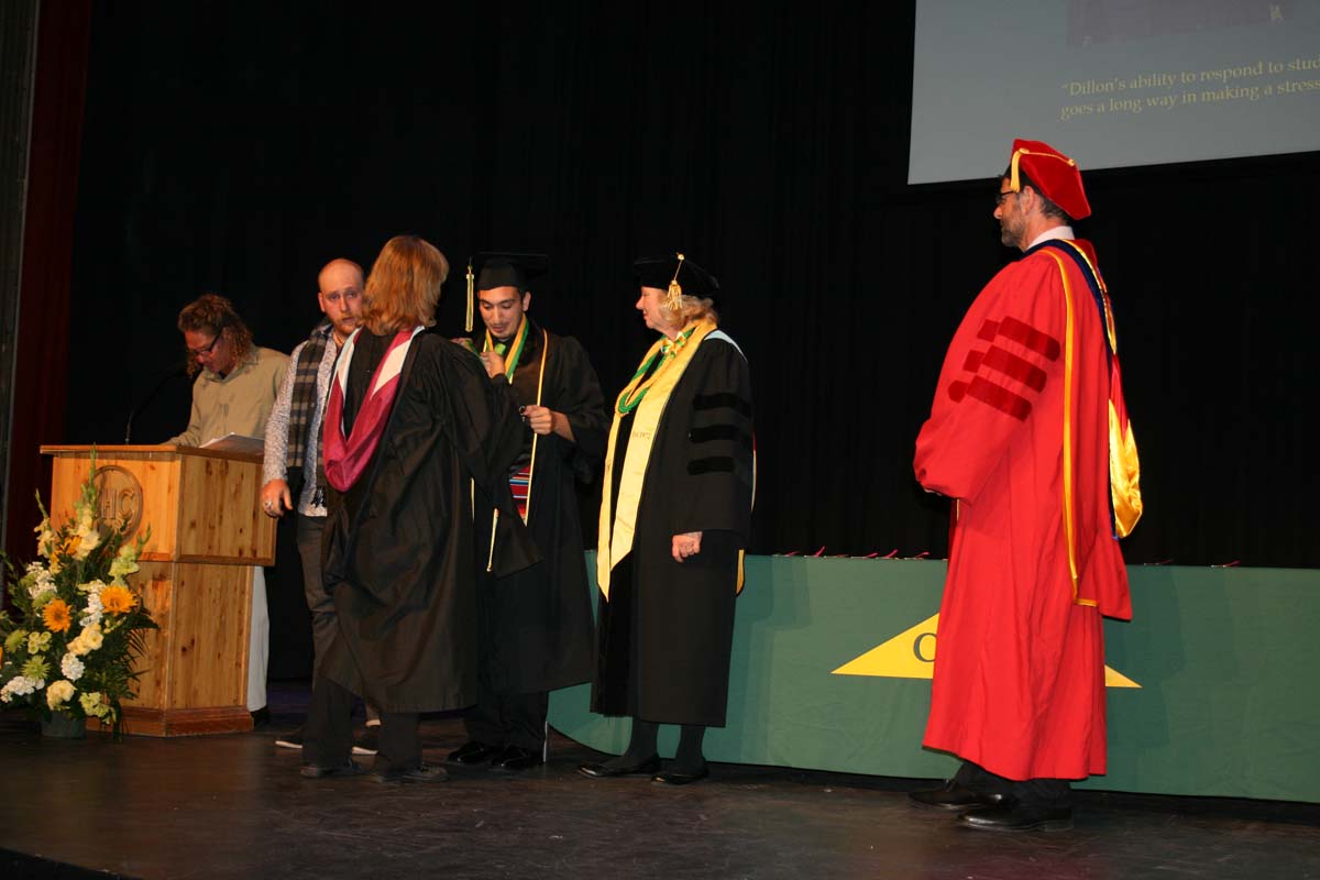People enjoying the Scholars Convocation