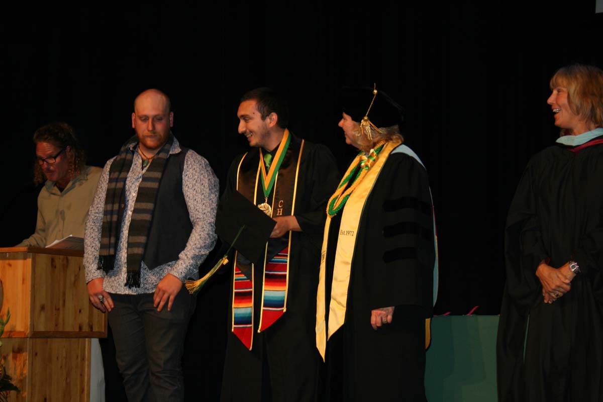 People enjoying the Scholars Convocation
