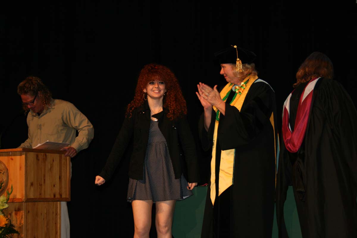 People enjoying the Scholars Convocation