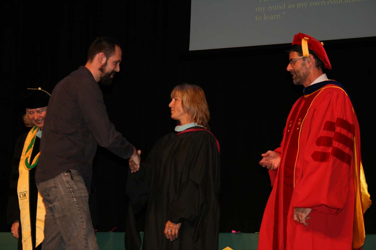 People enjoying the Scholars Convocation