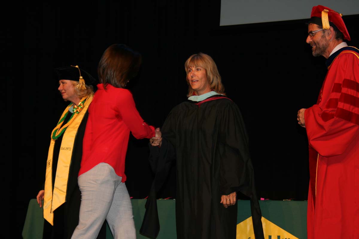 People enjoying the Scholars Convocation