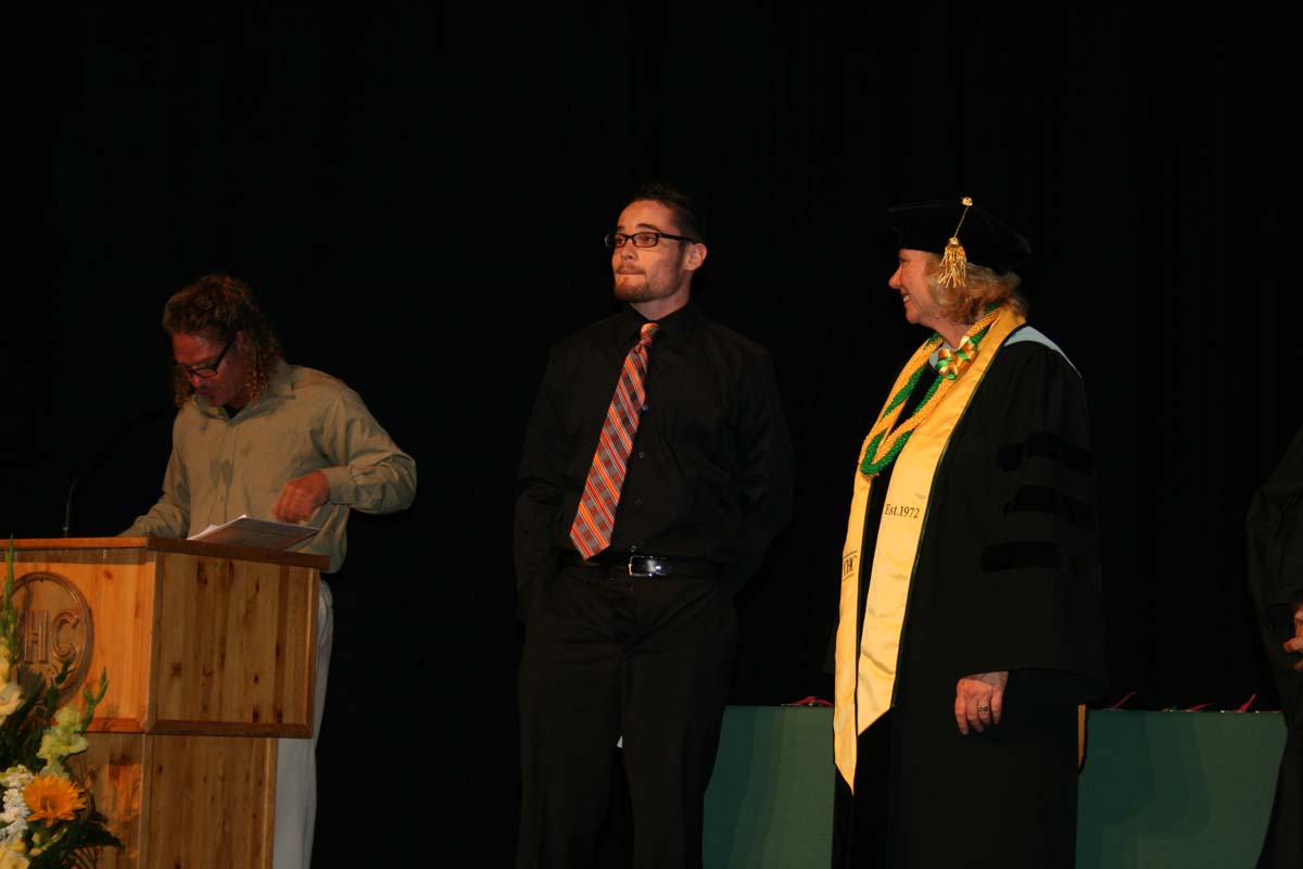 People enjoying the Scholars Convocation