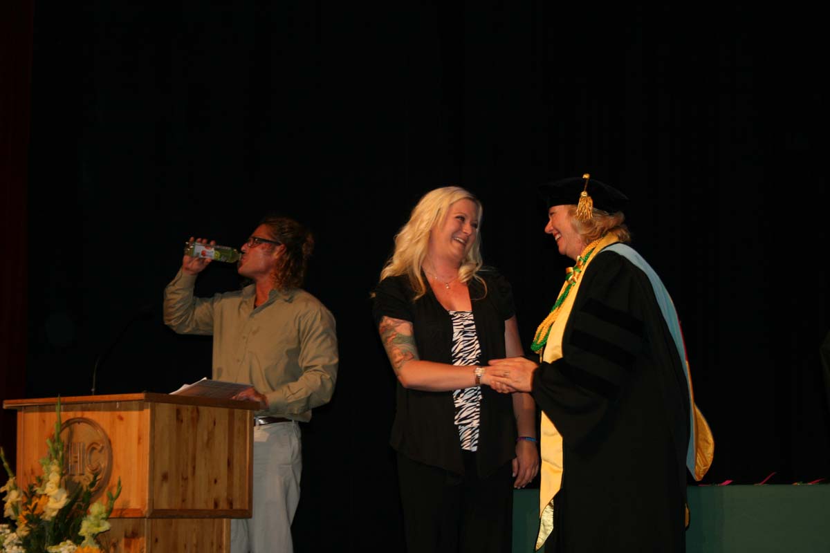 People enjoying the Scholars Convocation