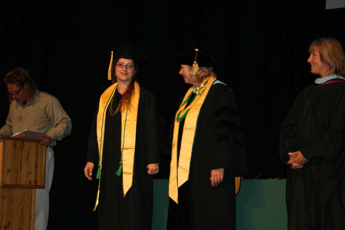 People enjoying the Scholars Convocation