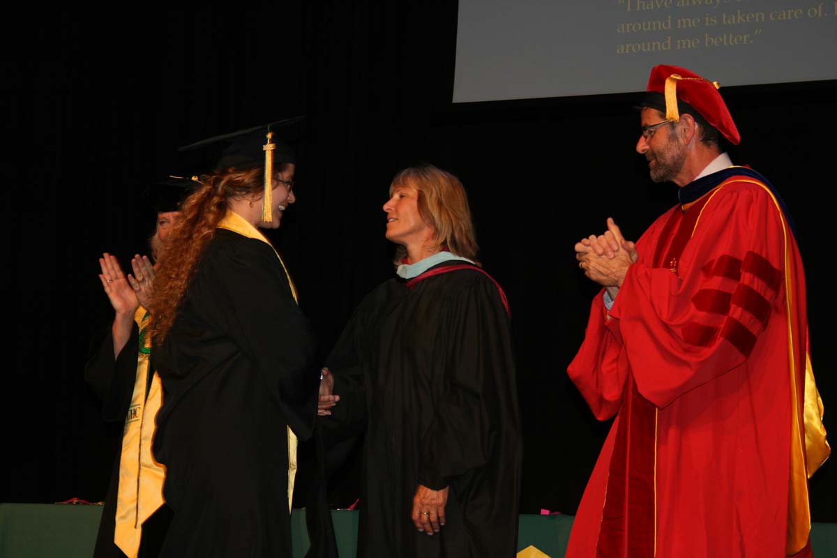 People enjoying the Scholars Convocation