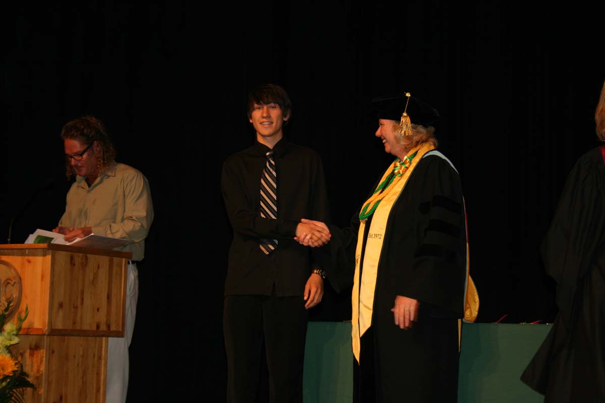 People enjoying the Scholars Convocation