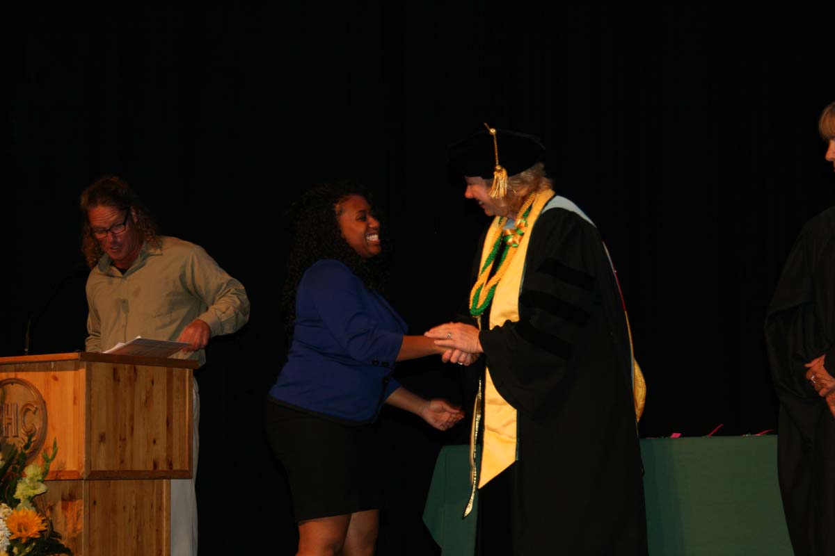 People enjoying the Scholars Convocation