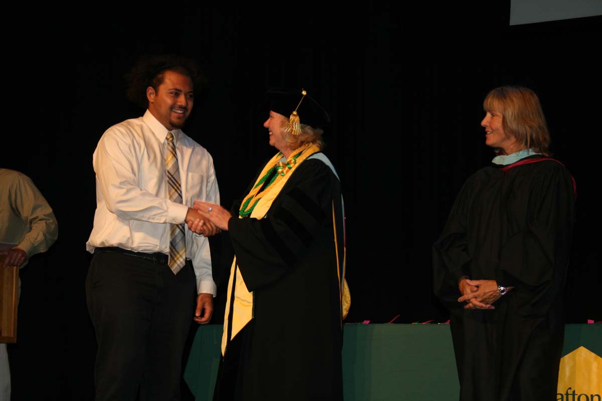 People enjoying the Scholars Convocation