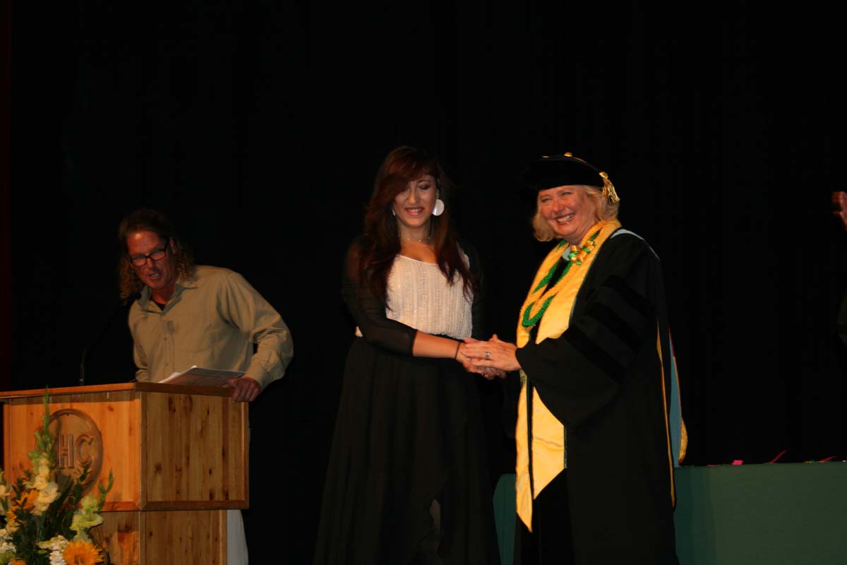 People enjoying the Scholars Convocation