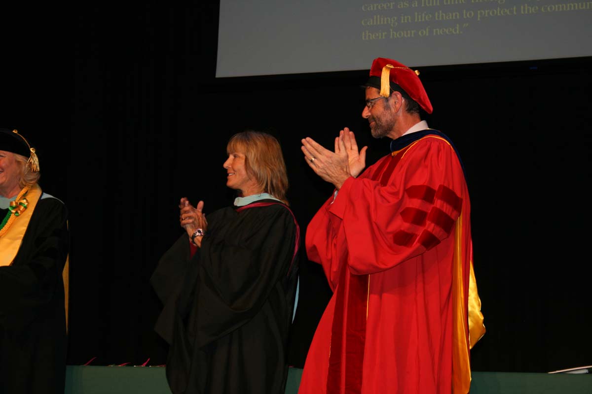 People enjoying the Scholars Convocation