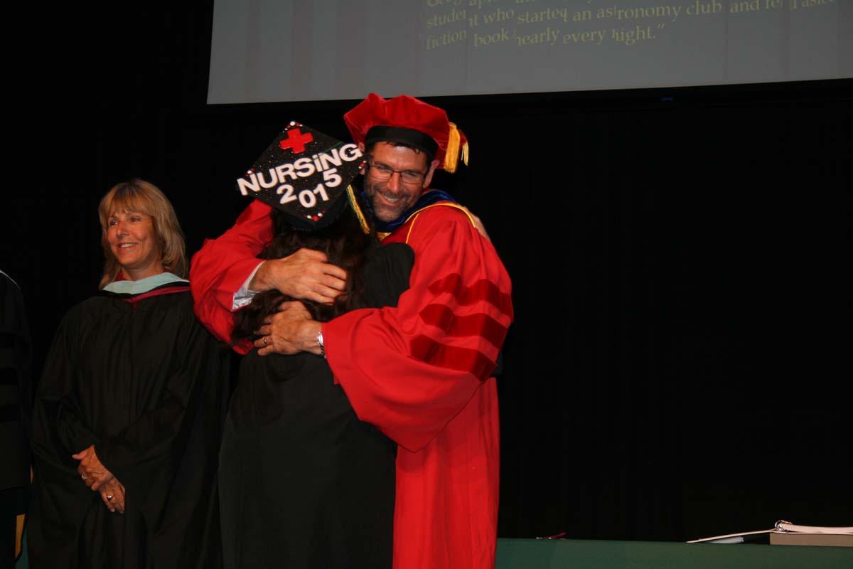 People enjoying the Scholars Convocation
