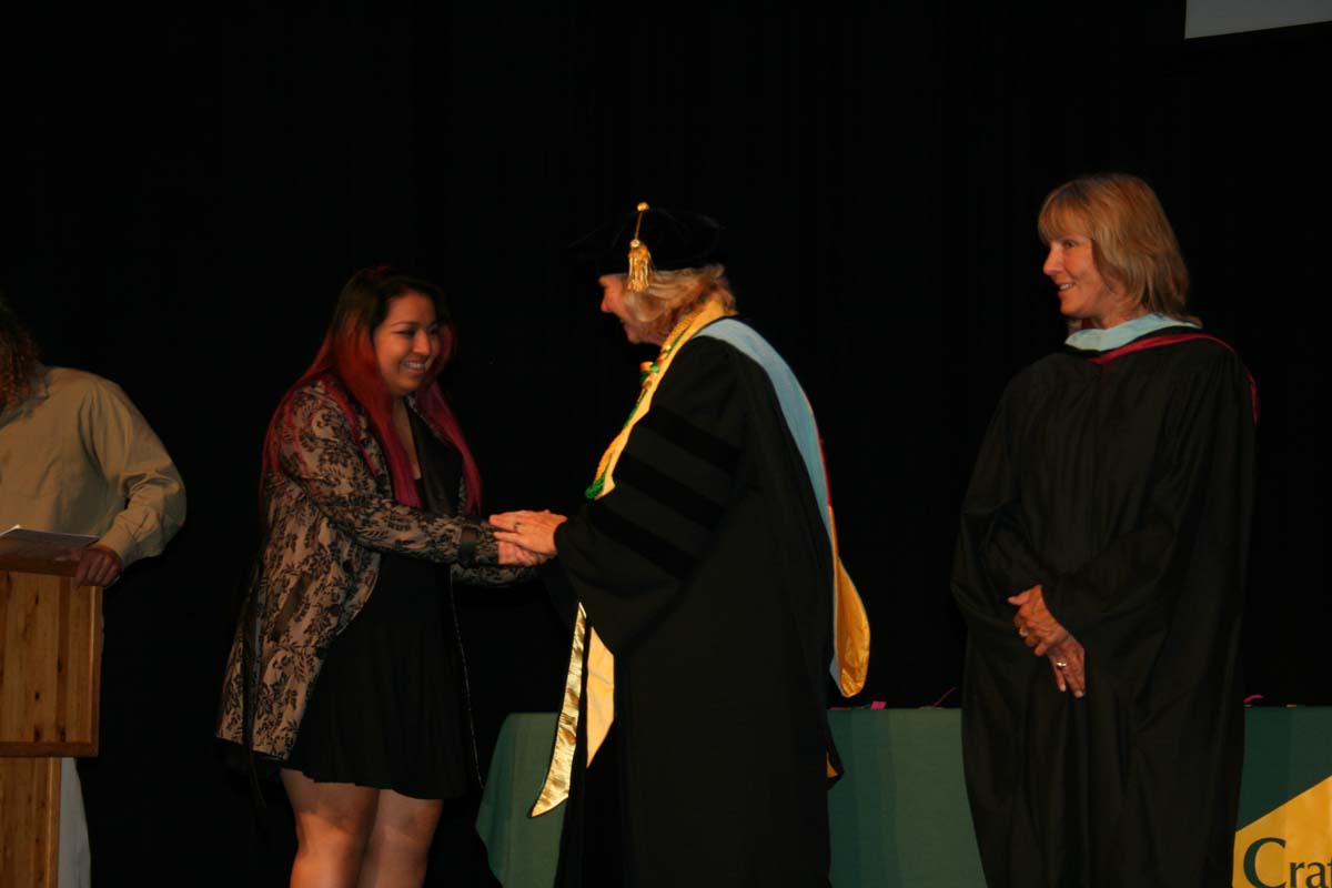 People enjoying the Scholars Convocation