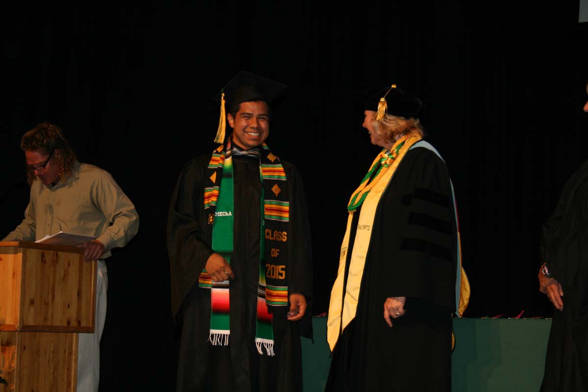 People enjoying the Scholars Convocation