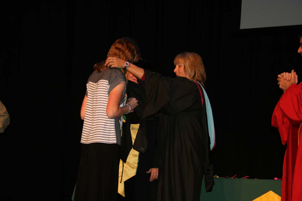 People enjoying the Scholars Convocation