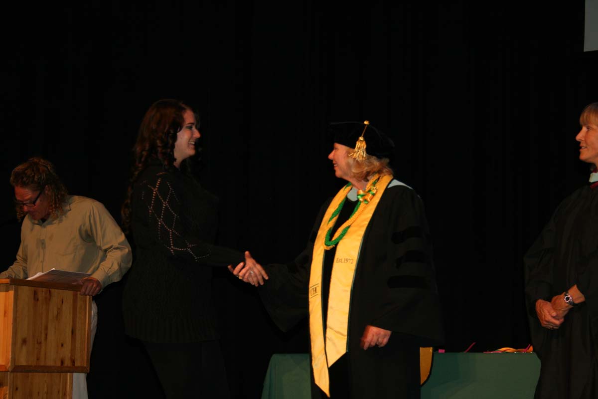 People enjoying the Scholars Convocation