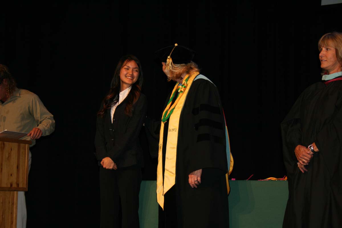 People enjoying the Scholars Convocation