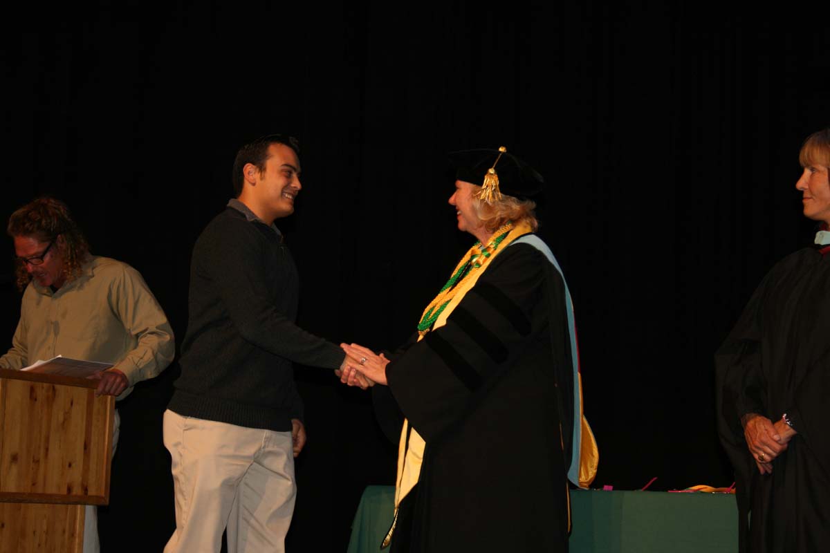 People enjoying the Scholars Convocation