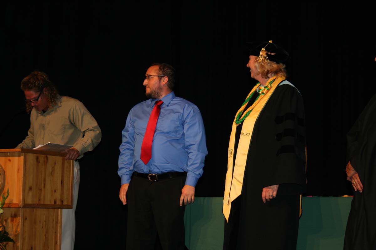 People enjoying the Scholars Convocation