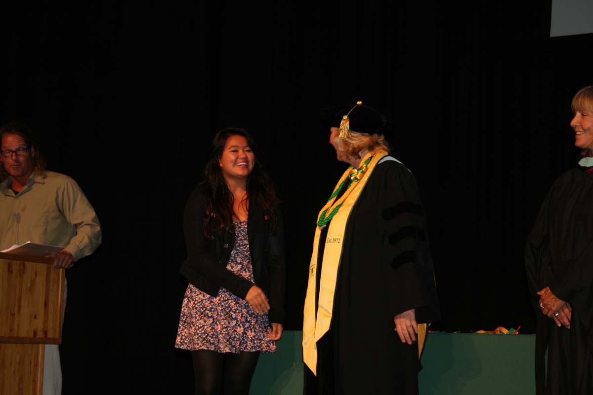 People enjoying the Scholars Convocation