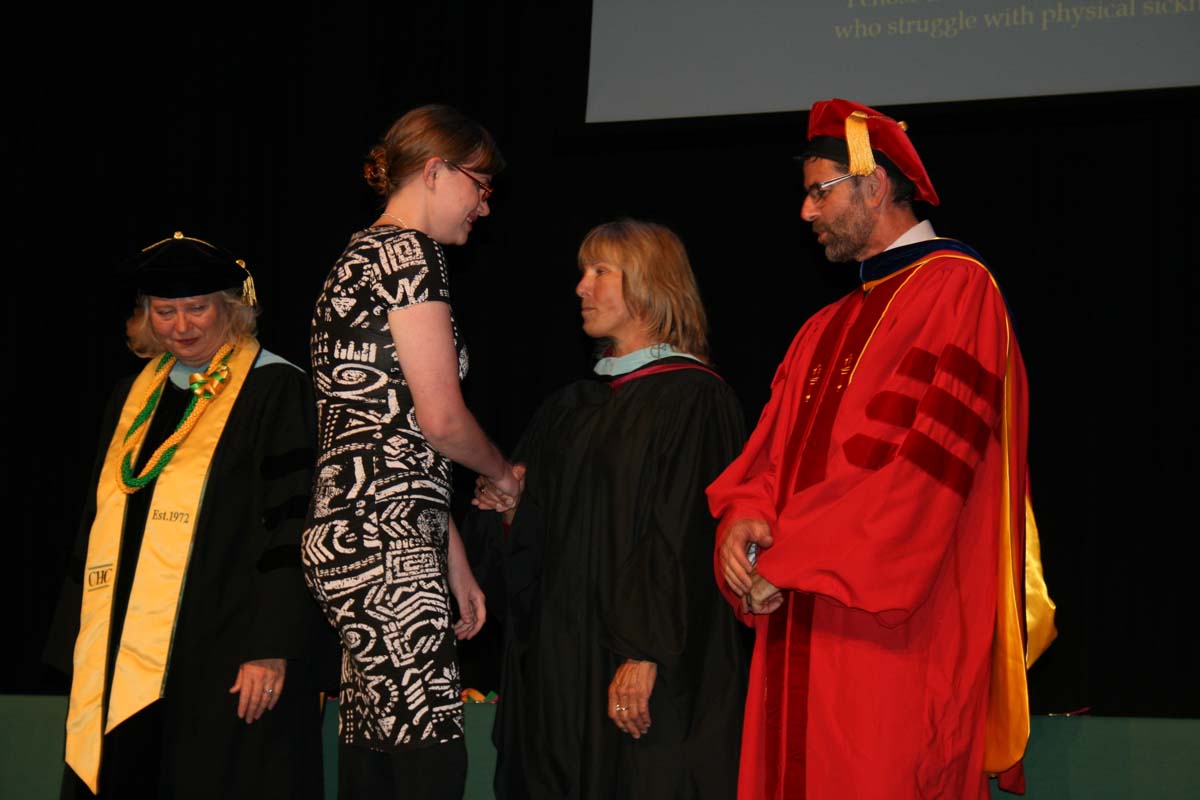 People enjoying the Scholars Convocation
