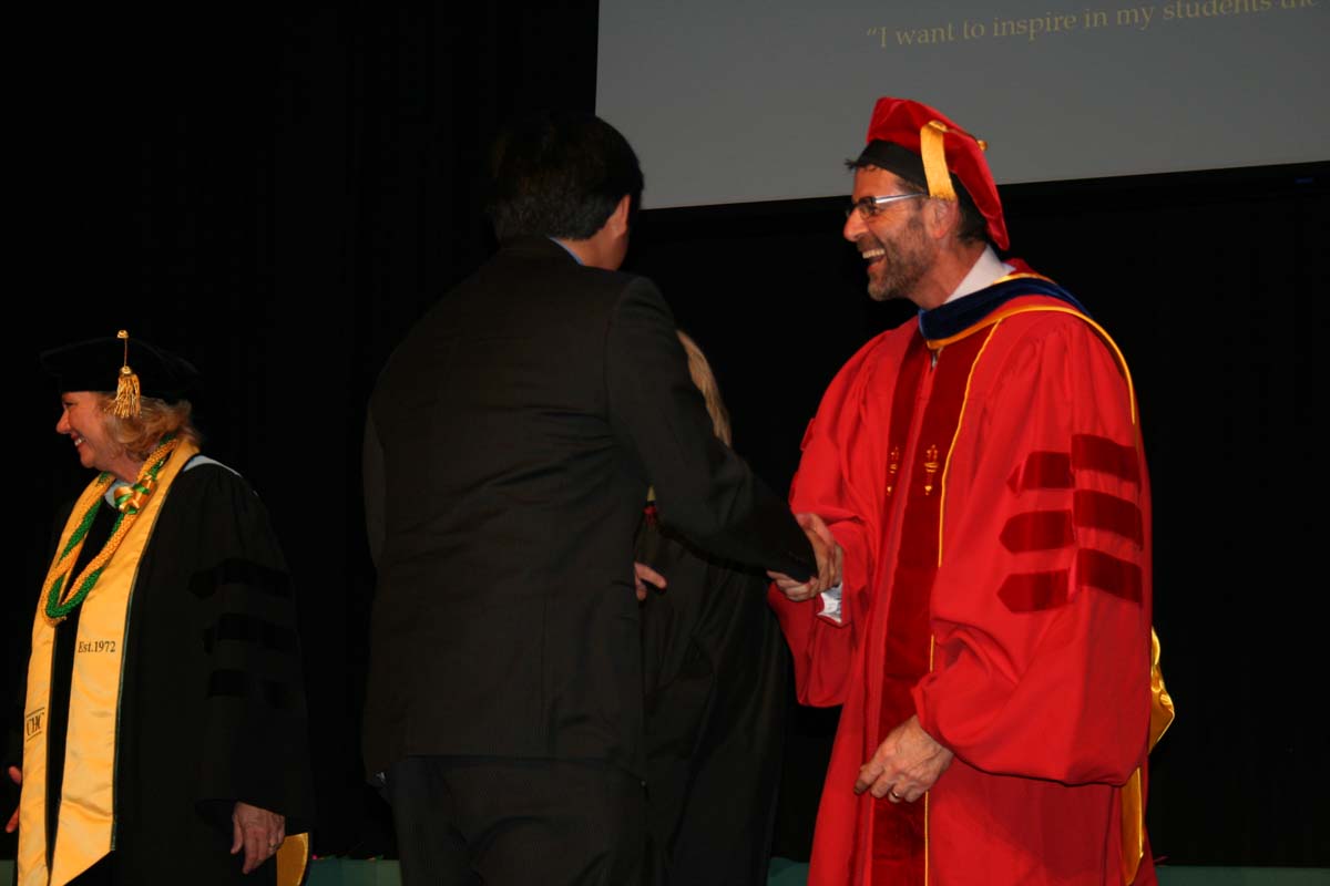 People enjoying the Scholars Convocation