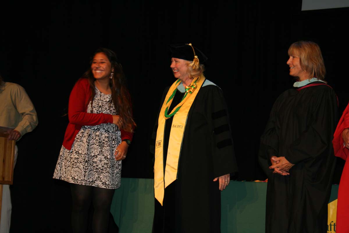 People enjoying the Scholars Convocation