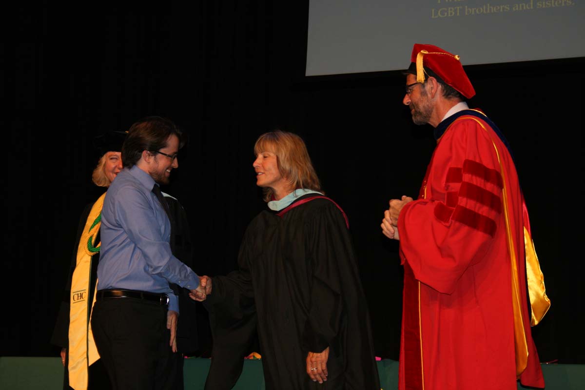 People enjoying the Scholars Convocation