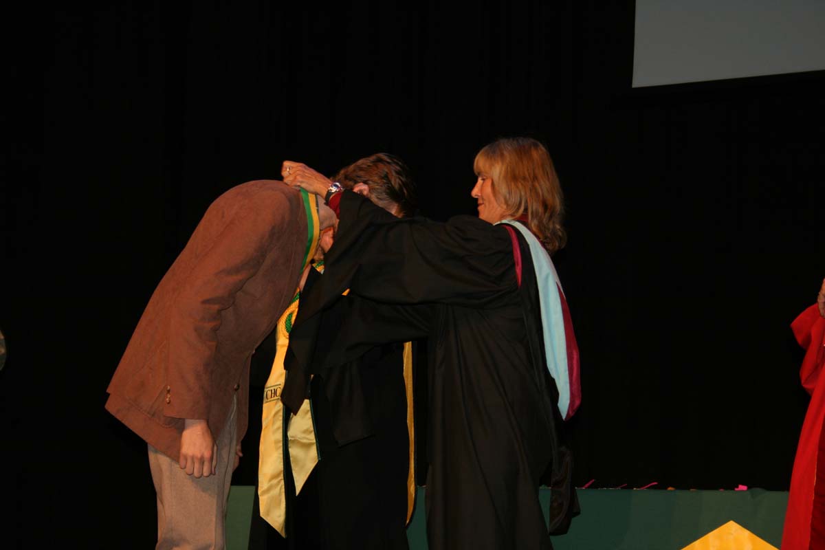 People enjoying the Scholars Convocation