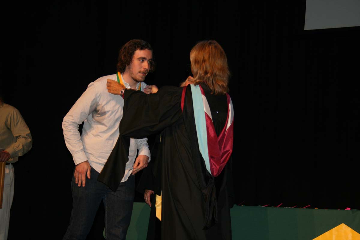 People enjoying the Scholars Convocation