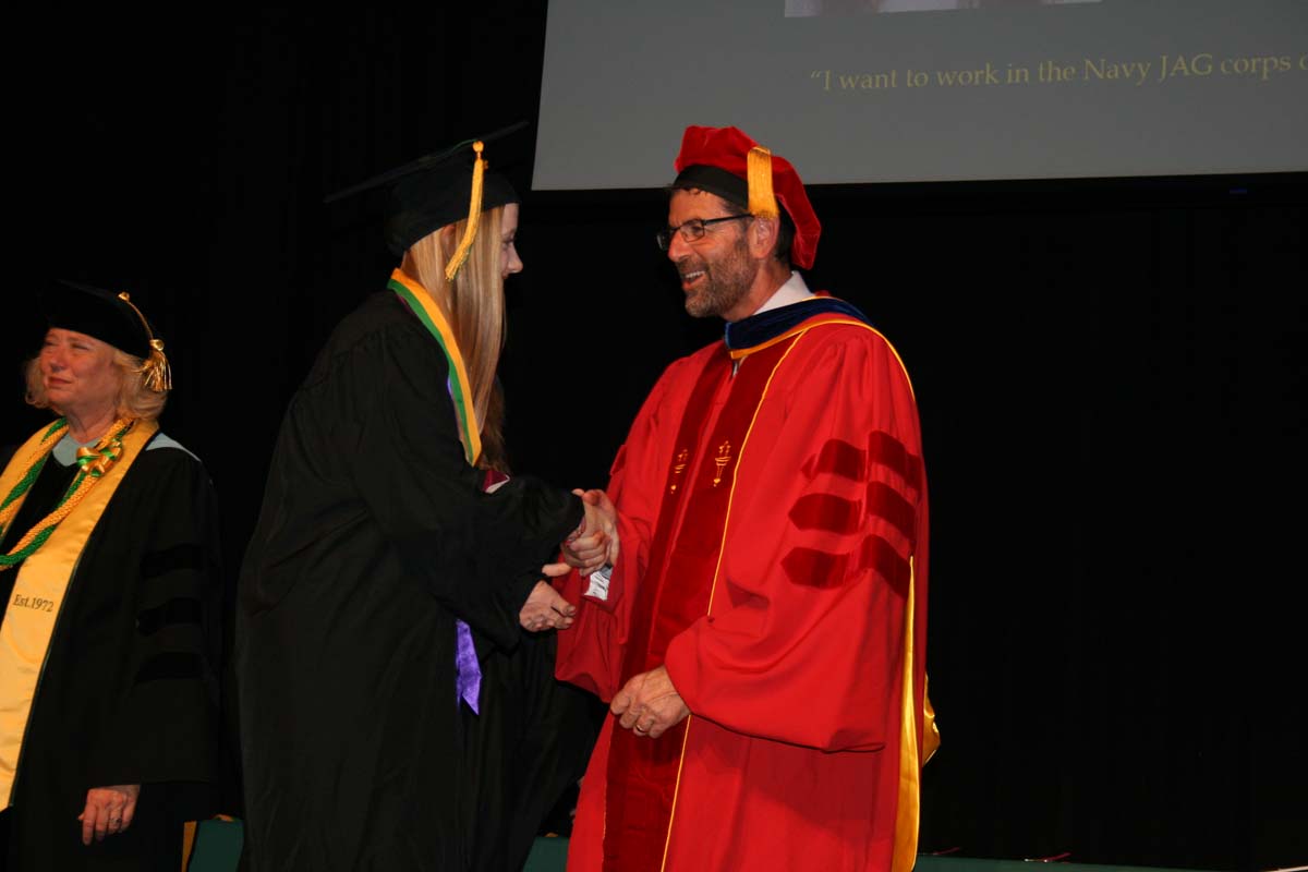 People enjoying the Scholars Convocation