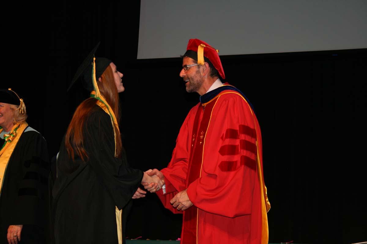 People enjoying the Scholars Convocation
