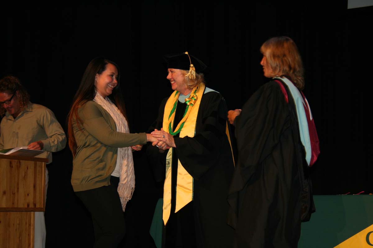 People enjoying the Scholars Convocation
