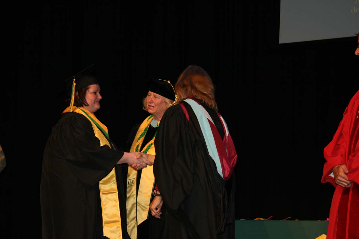 People enjoying the Scholars Convocation