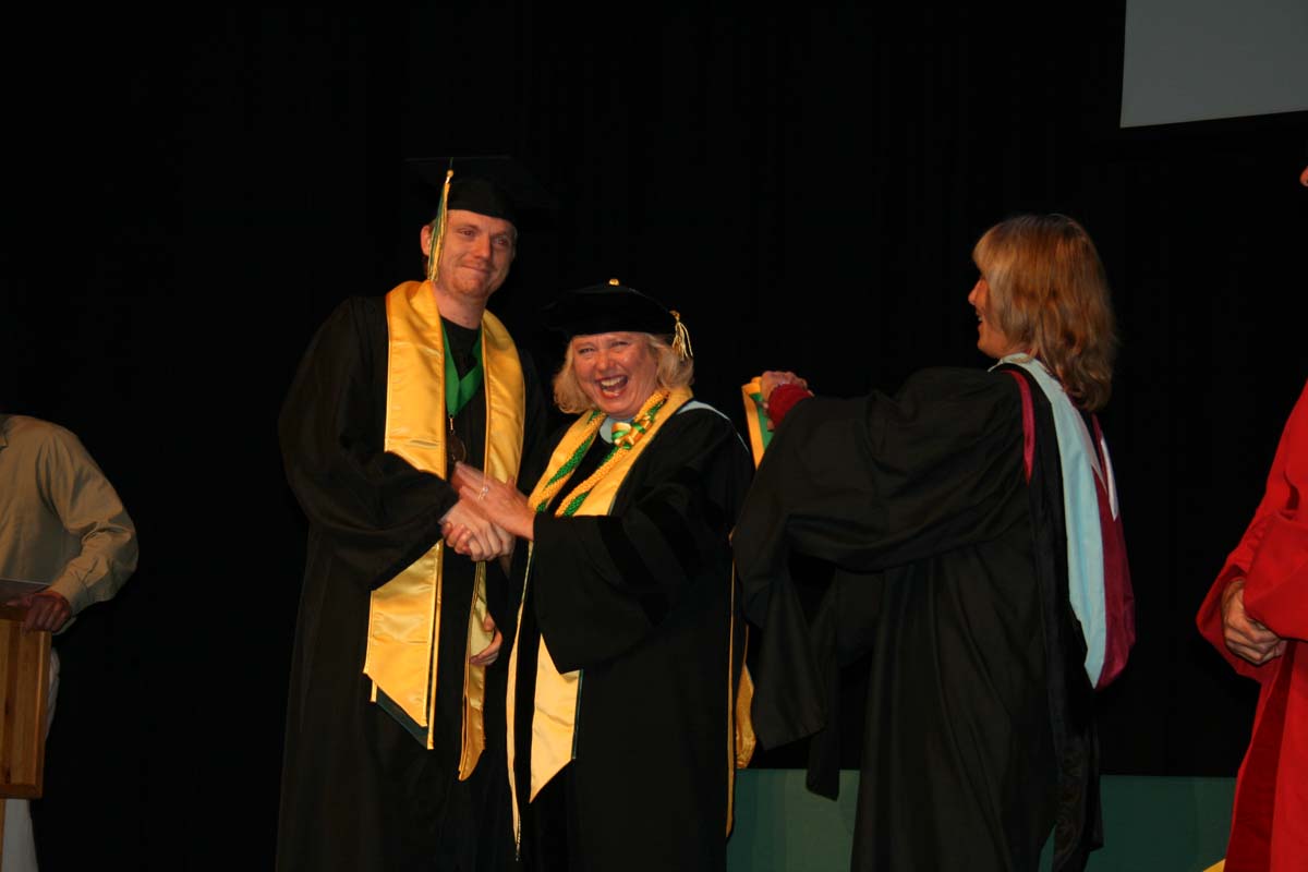 People enjoying the Scholars Convocation