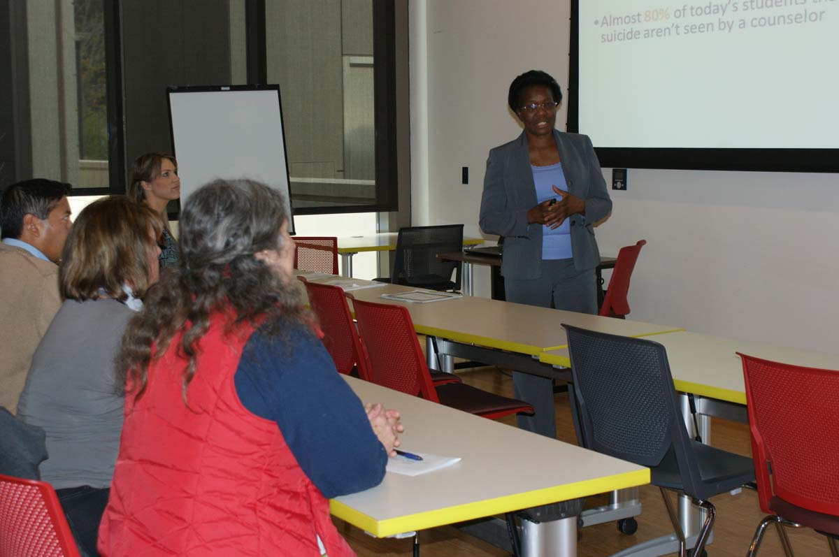 People enjoying In-Service Day