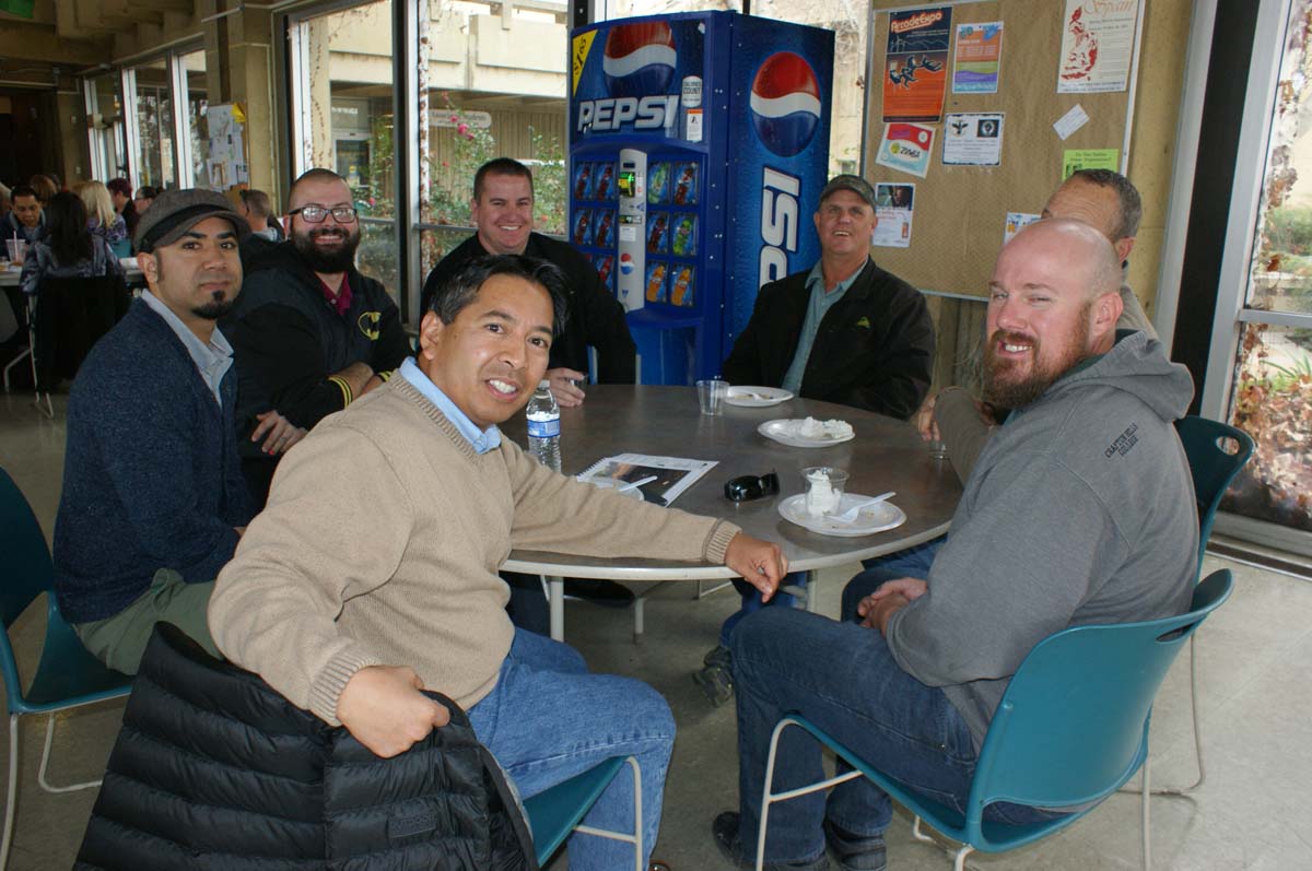 People enjoying In-Service Day
