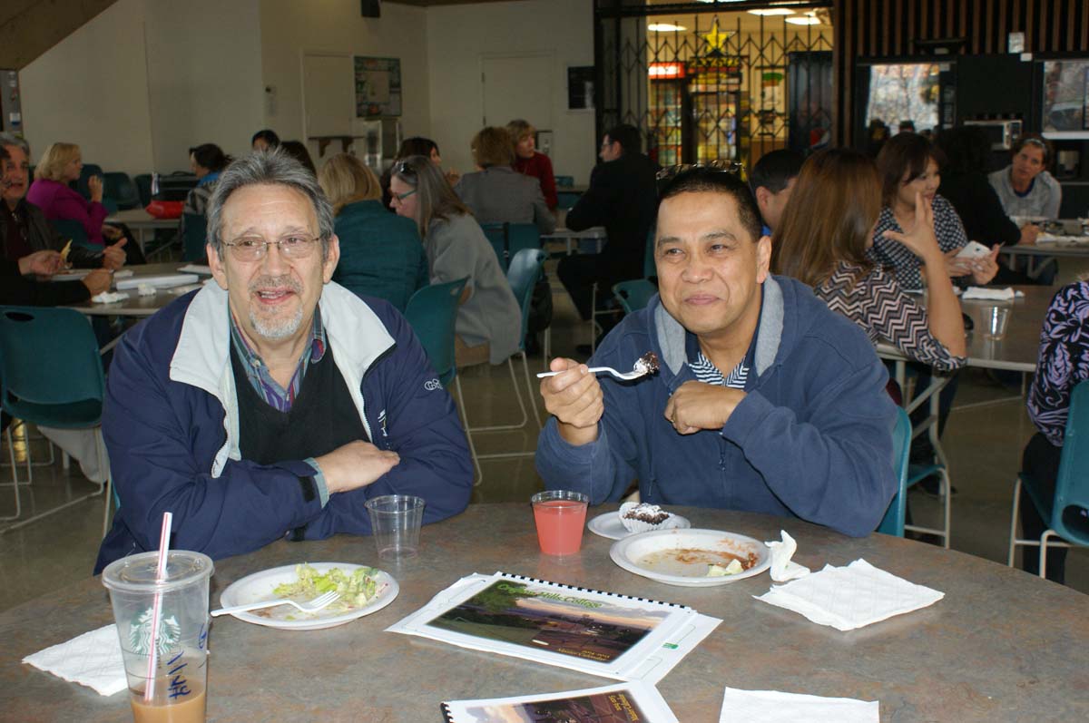 People enjoying In-Service Day