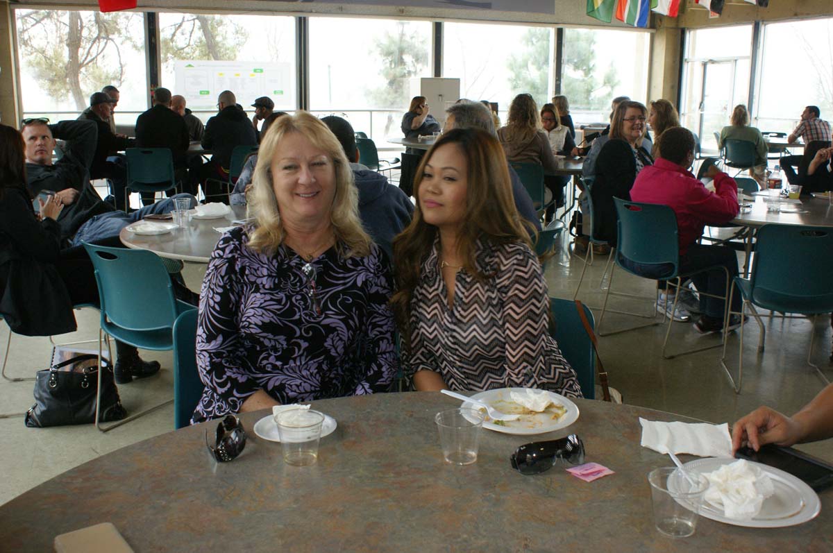 People enjoying In-Service Day