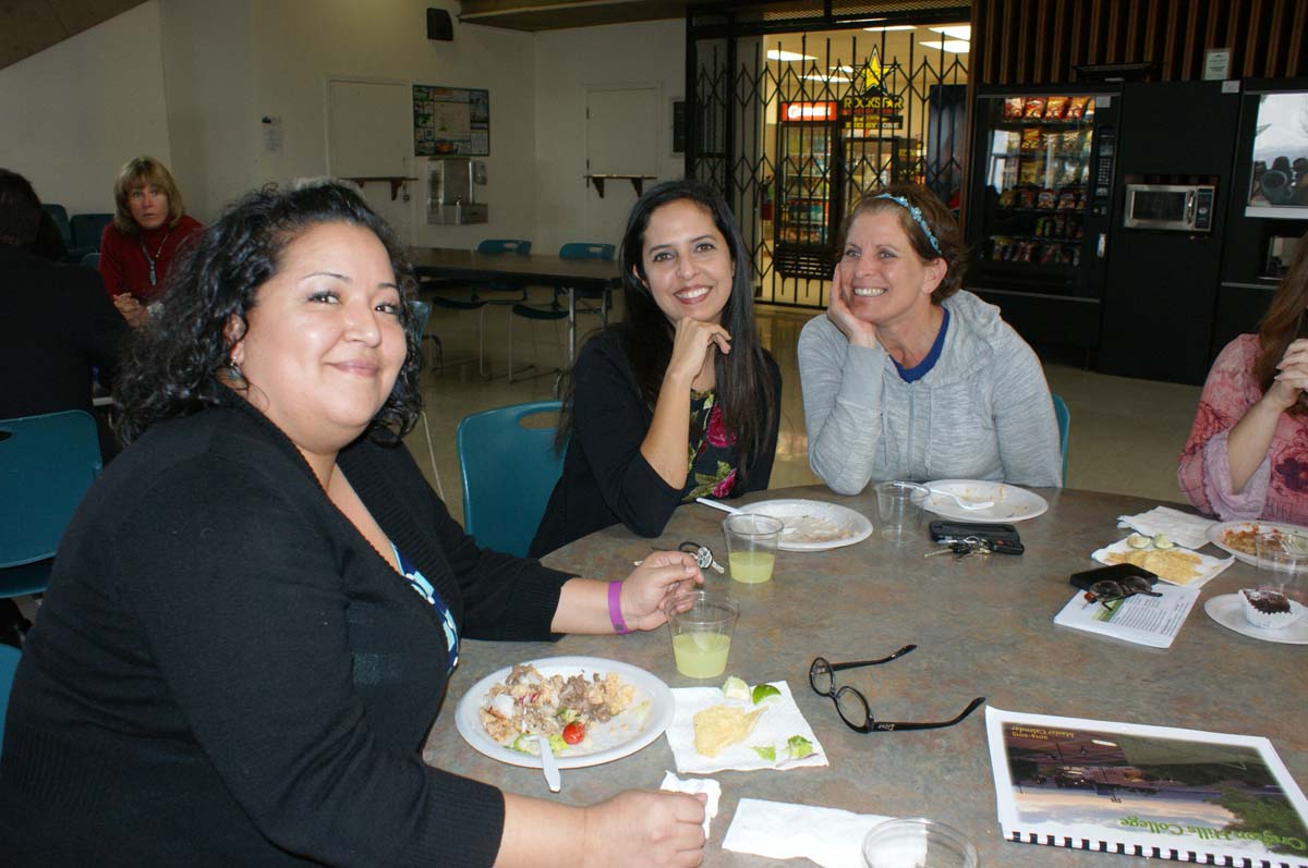People enjoying In-Service Day