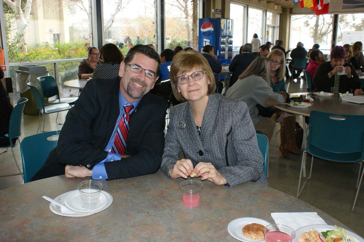 People enjoying In-Service Day