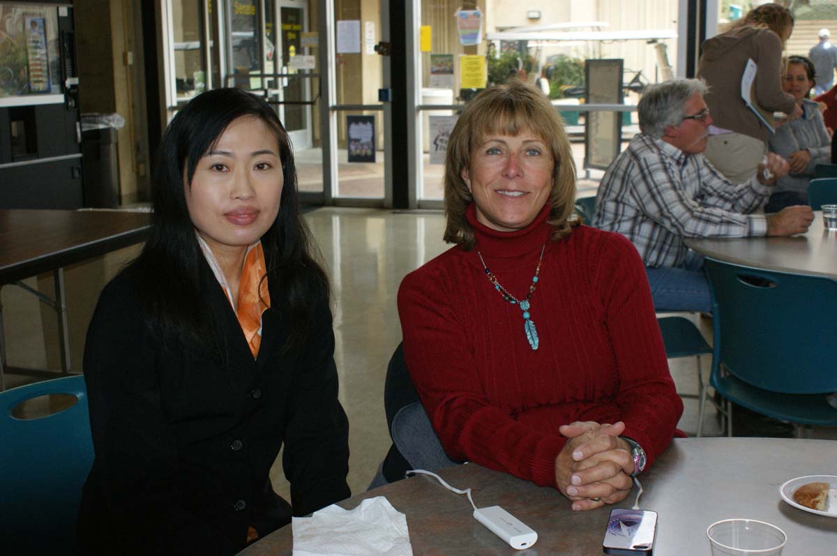 People enjoying In-Service Day