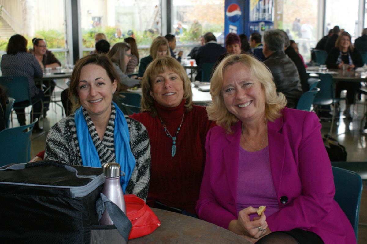 People enjoying In-Service Day