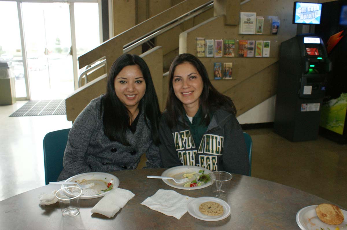 People enjoying In-Service Day
