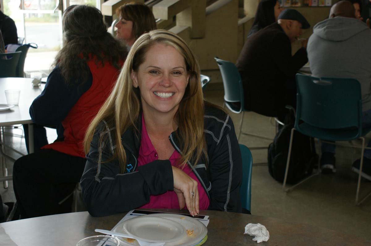 People enjoying In-Service Day