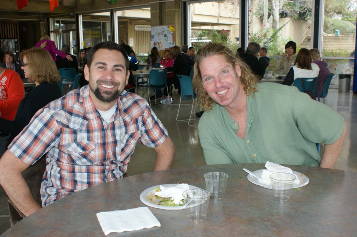 People enjoying In-Service Day
