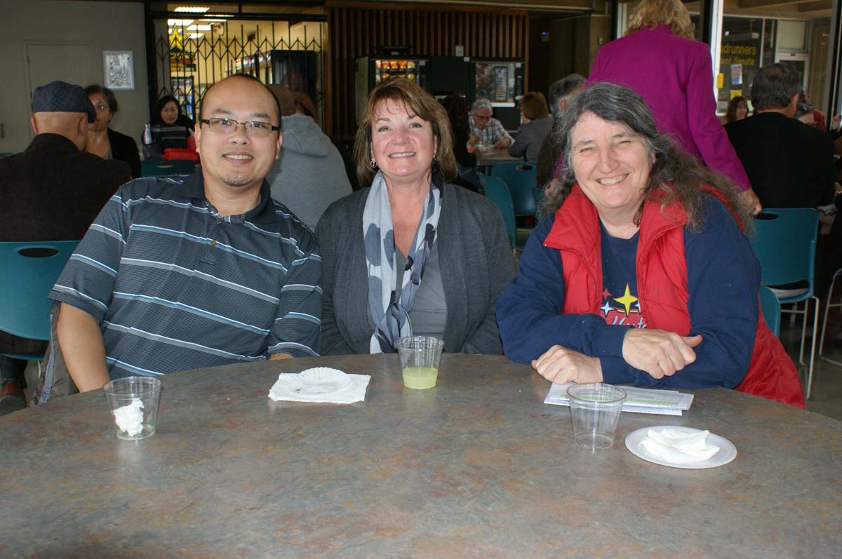 People enjoying In-Service Day