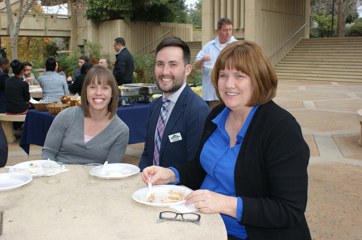 People enjoying In-Service Day