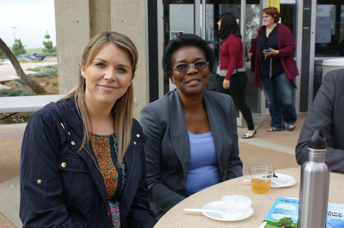 People enjoying In-Service Day
