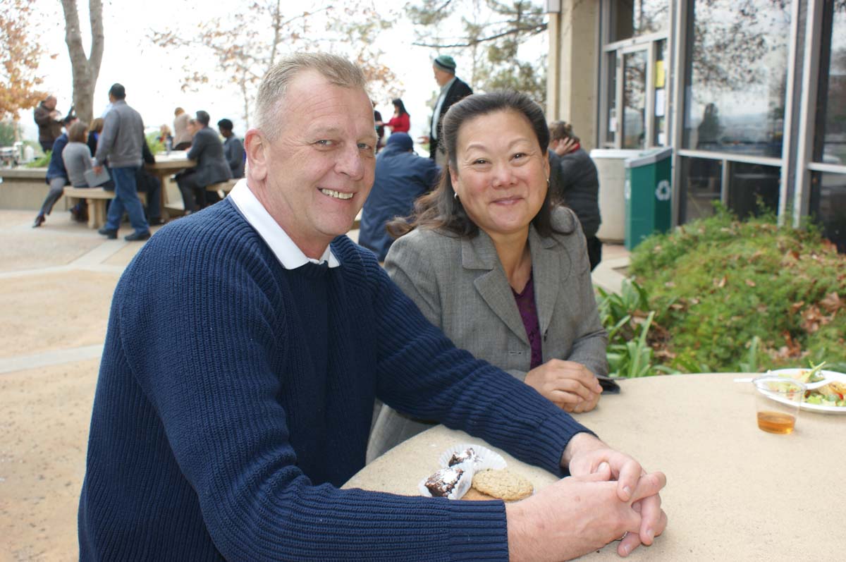 People enjoying In-Service Day